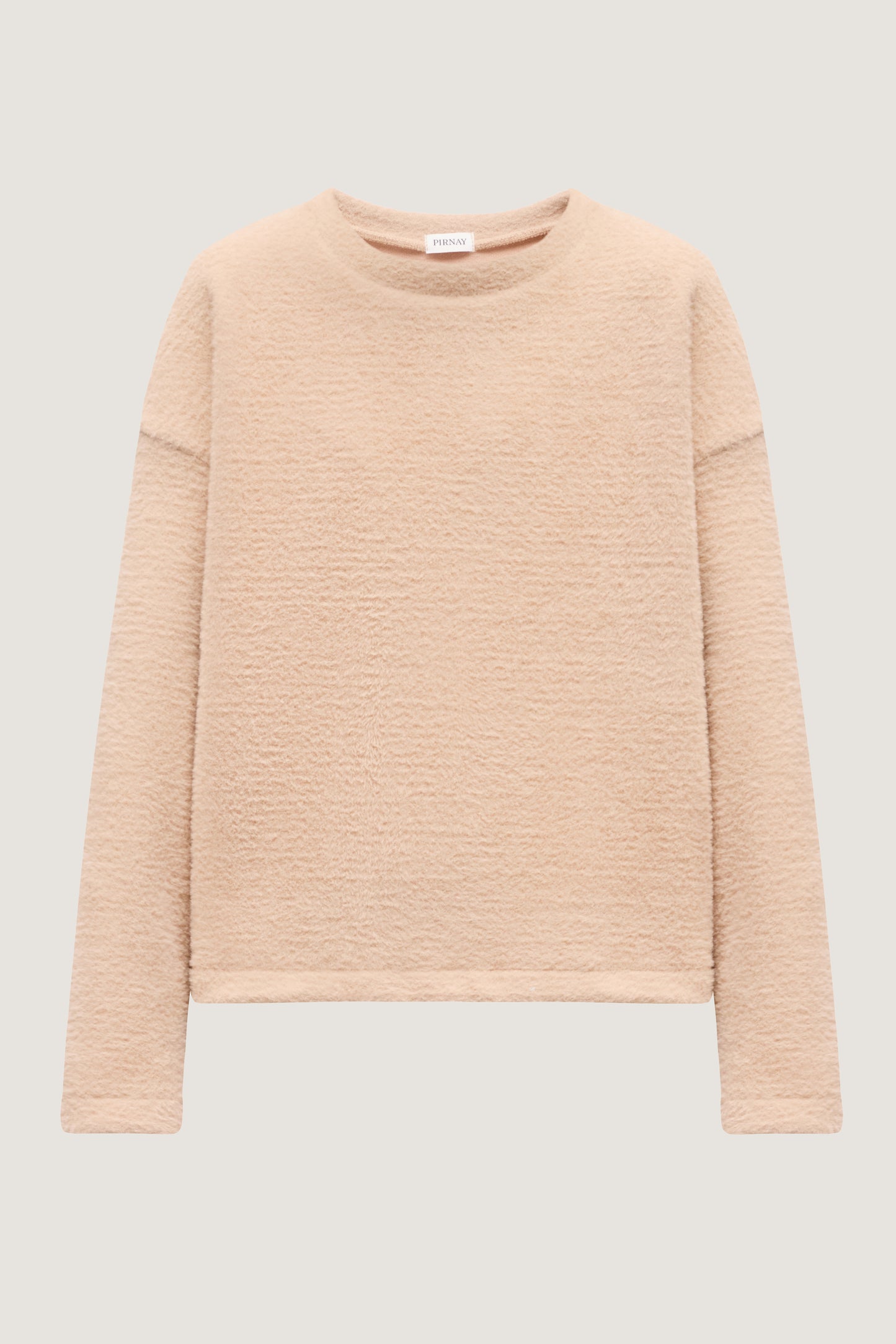 Beige fluffy cardigan