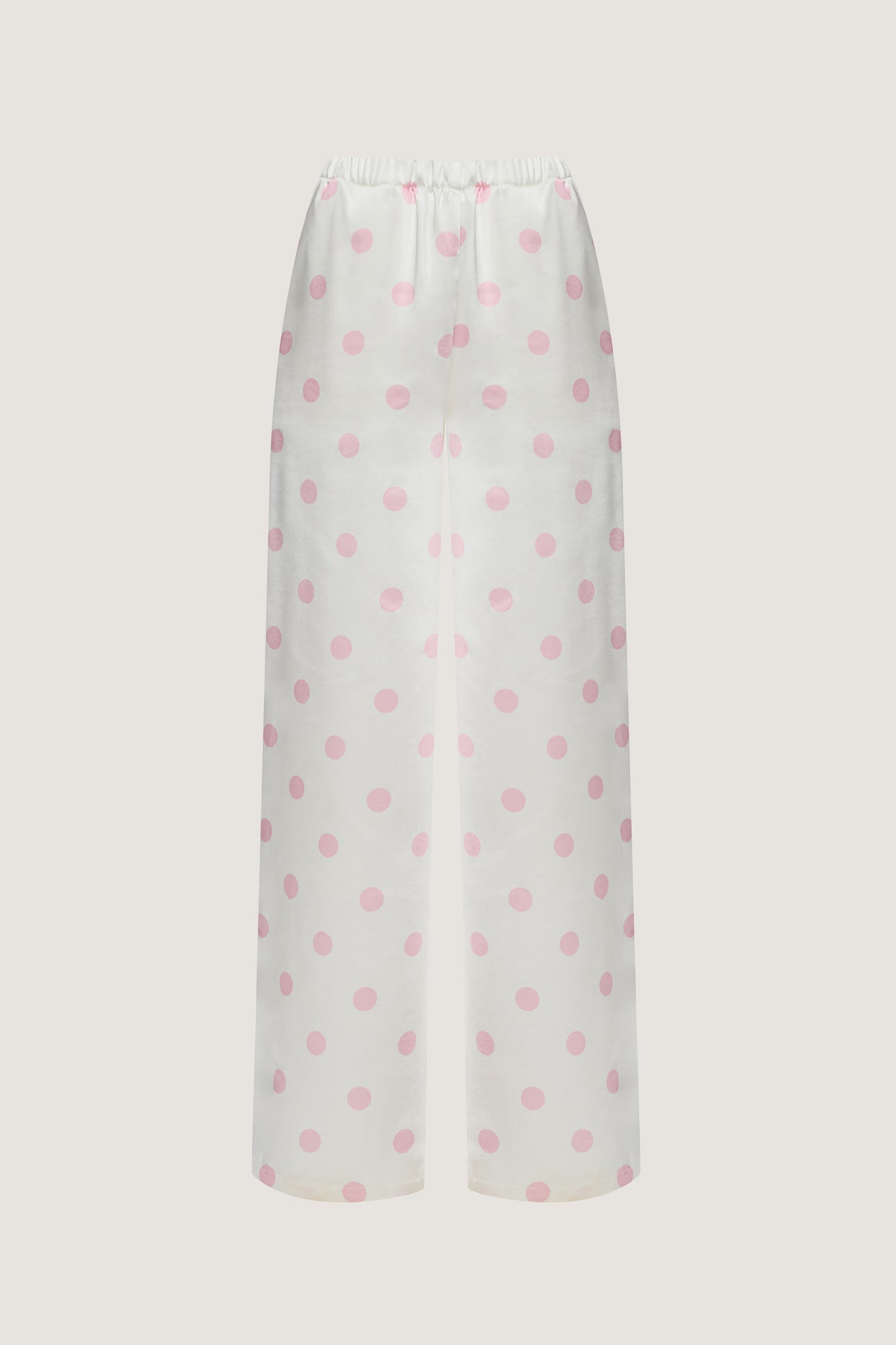 Pink polkadot pants