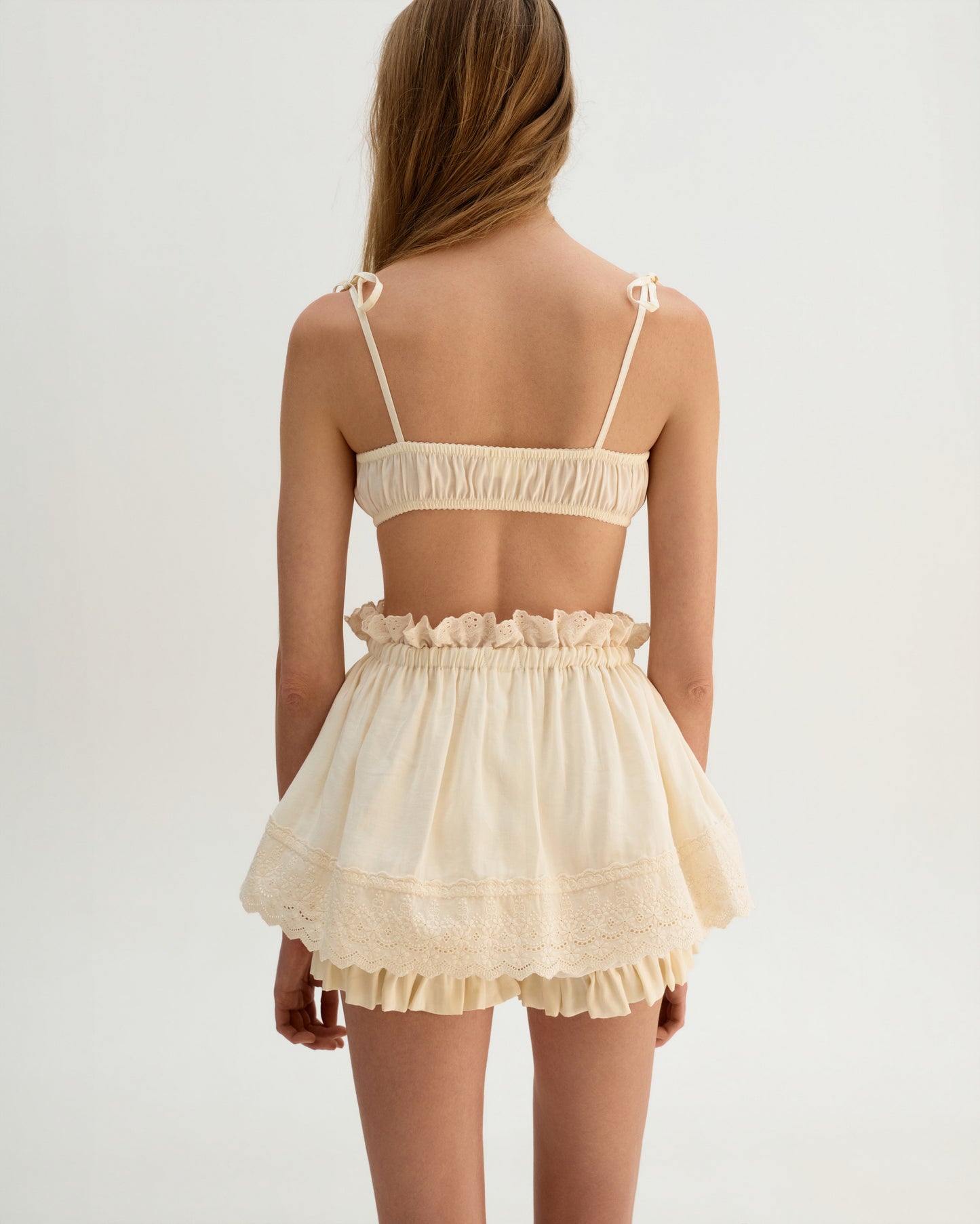 Ivory Lace Bandeau Top