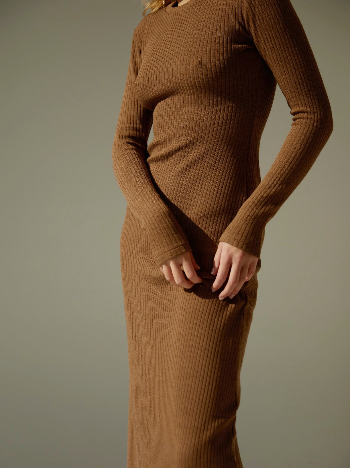 Brown dress
