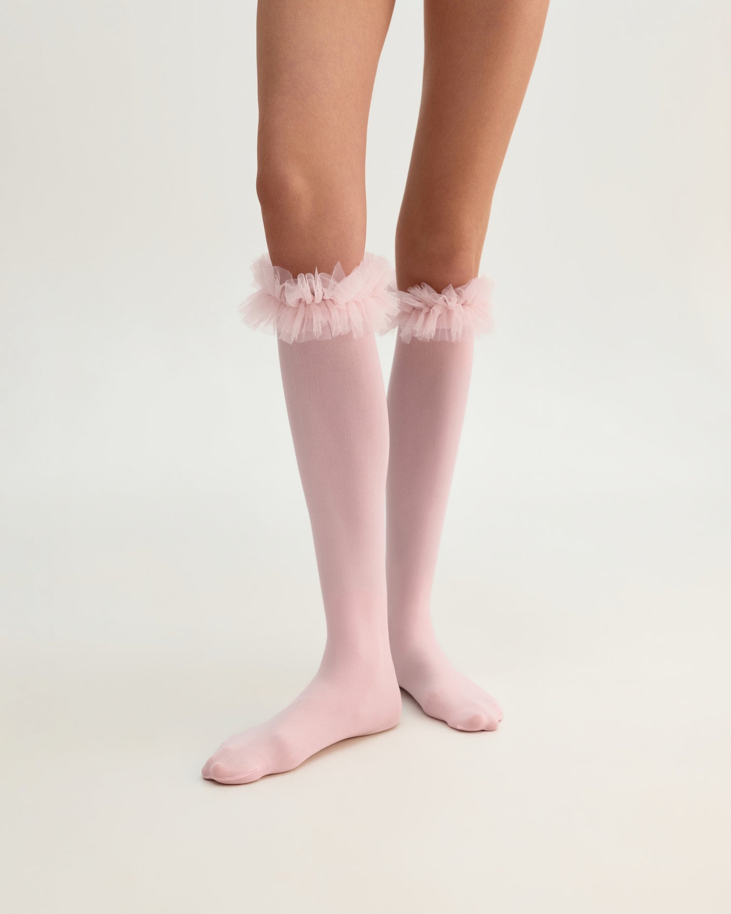 Blush Tulle Socks