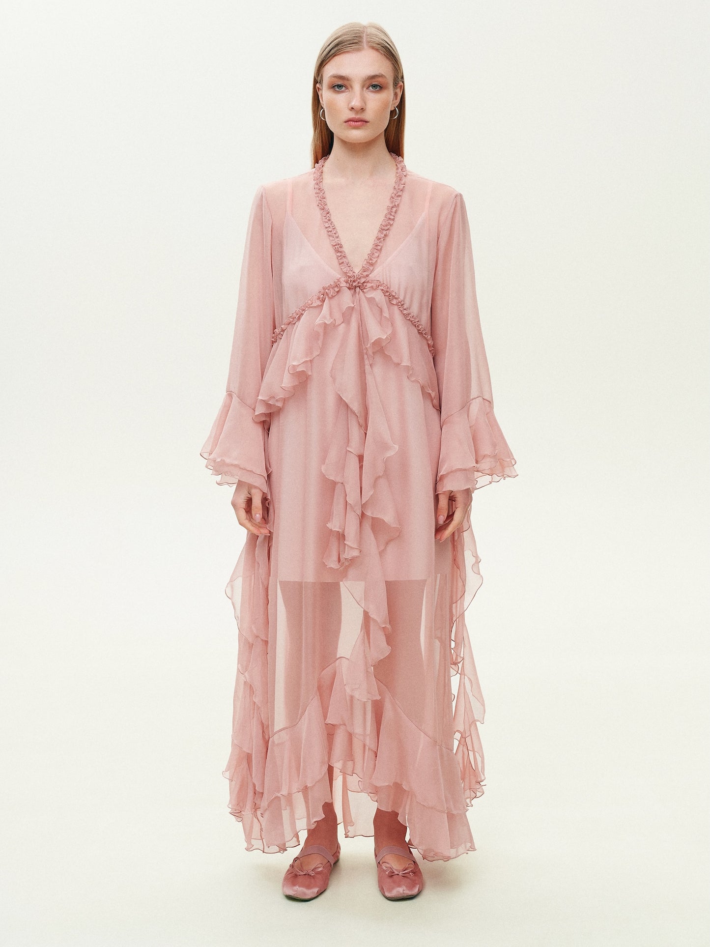 Boho dress in pink