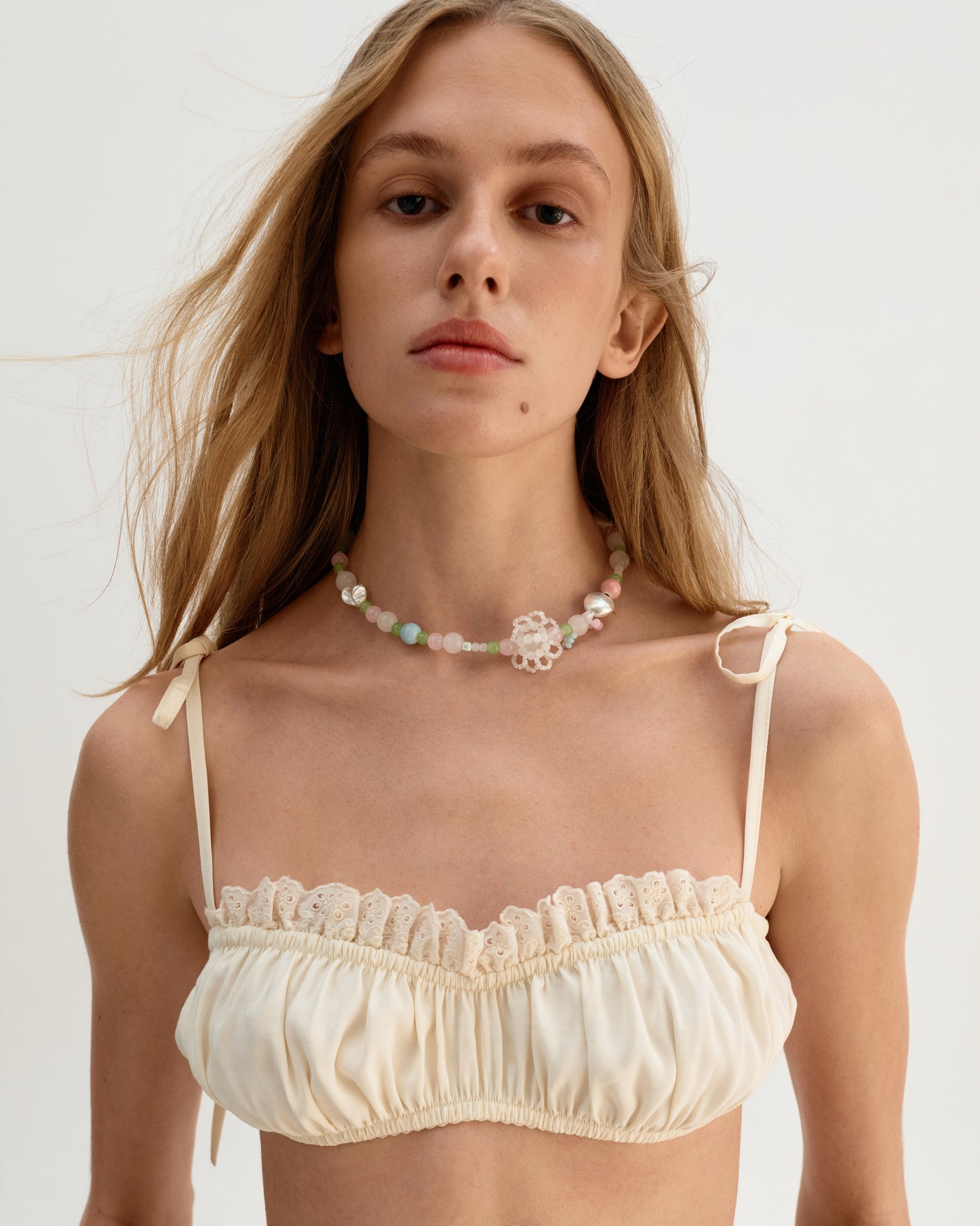Flower Beaded Necklace