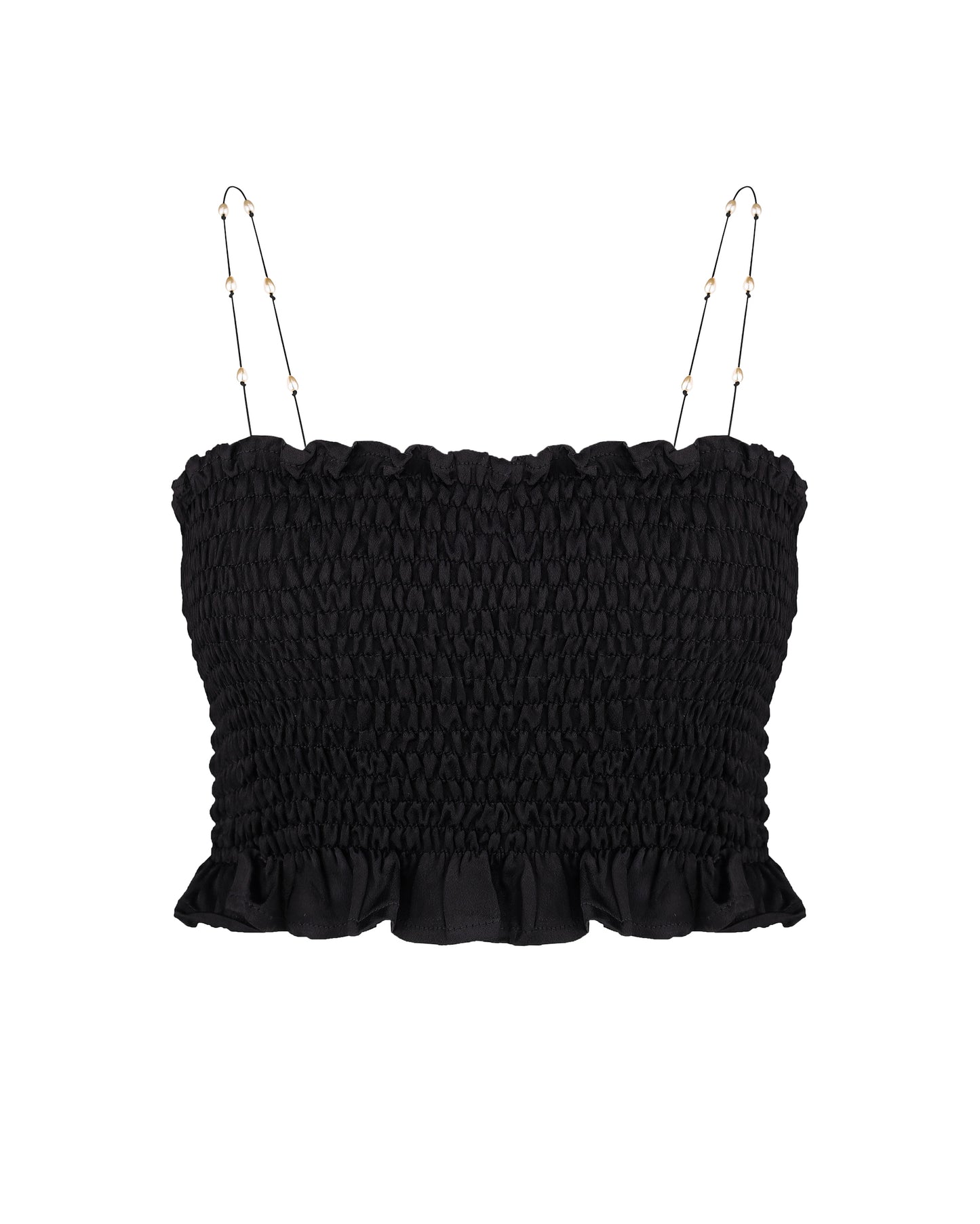 Black top with pearls