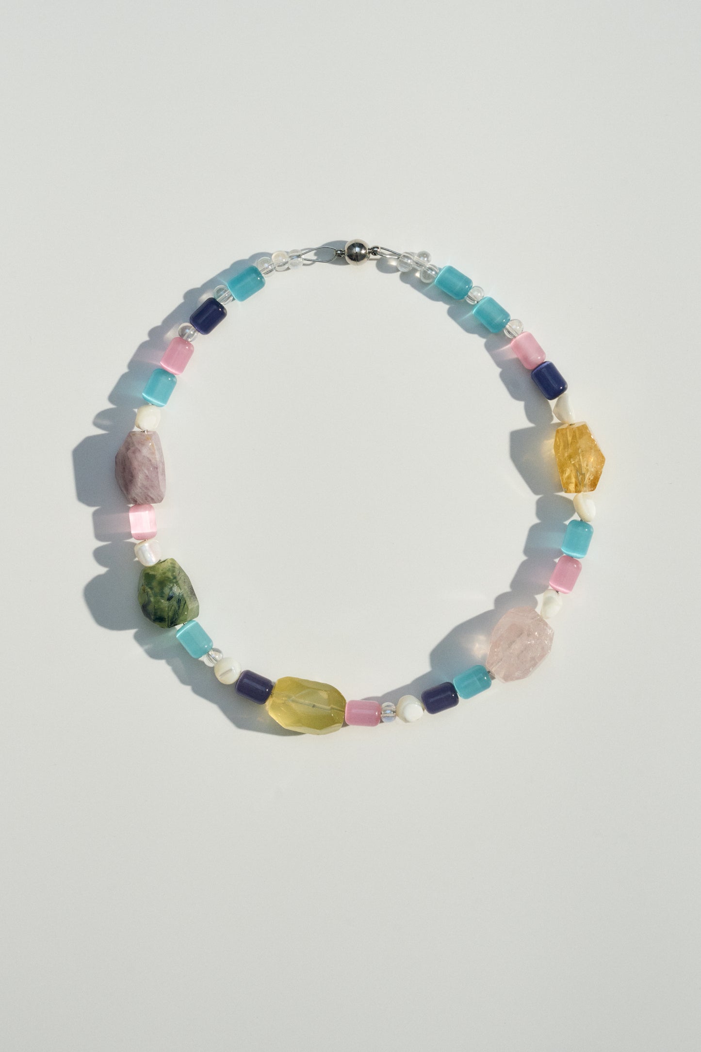 Stone сandy necklace