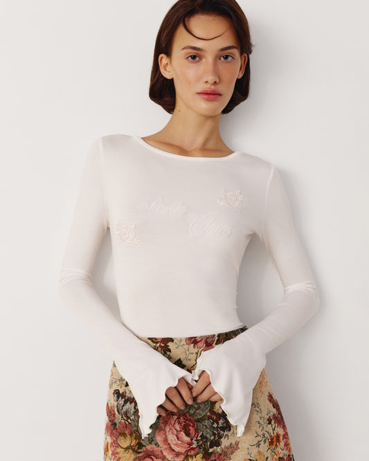 Long sleeved t-shirt poetic chaos milk