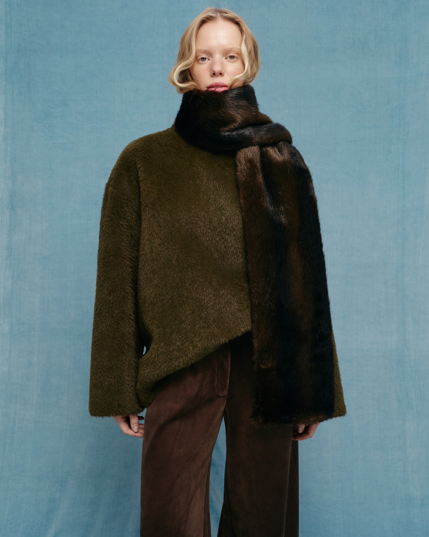 Шарф із штучного хутра