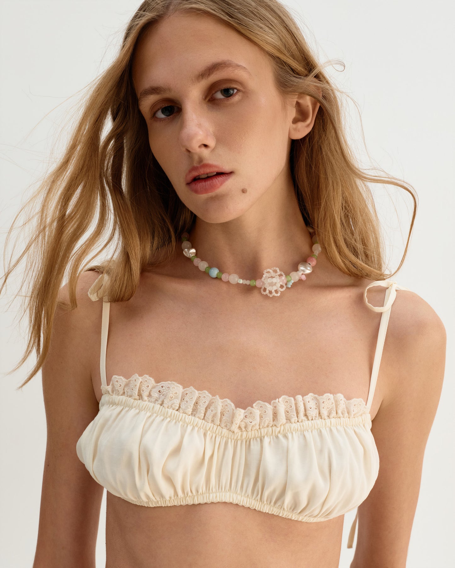 Flower Beaded Necklace