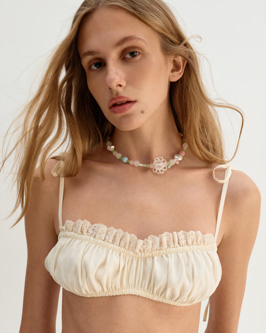Flower Beaded Necklace