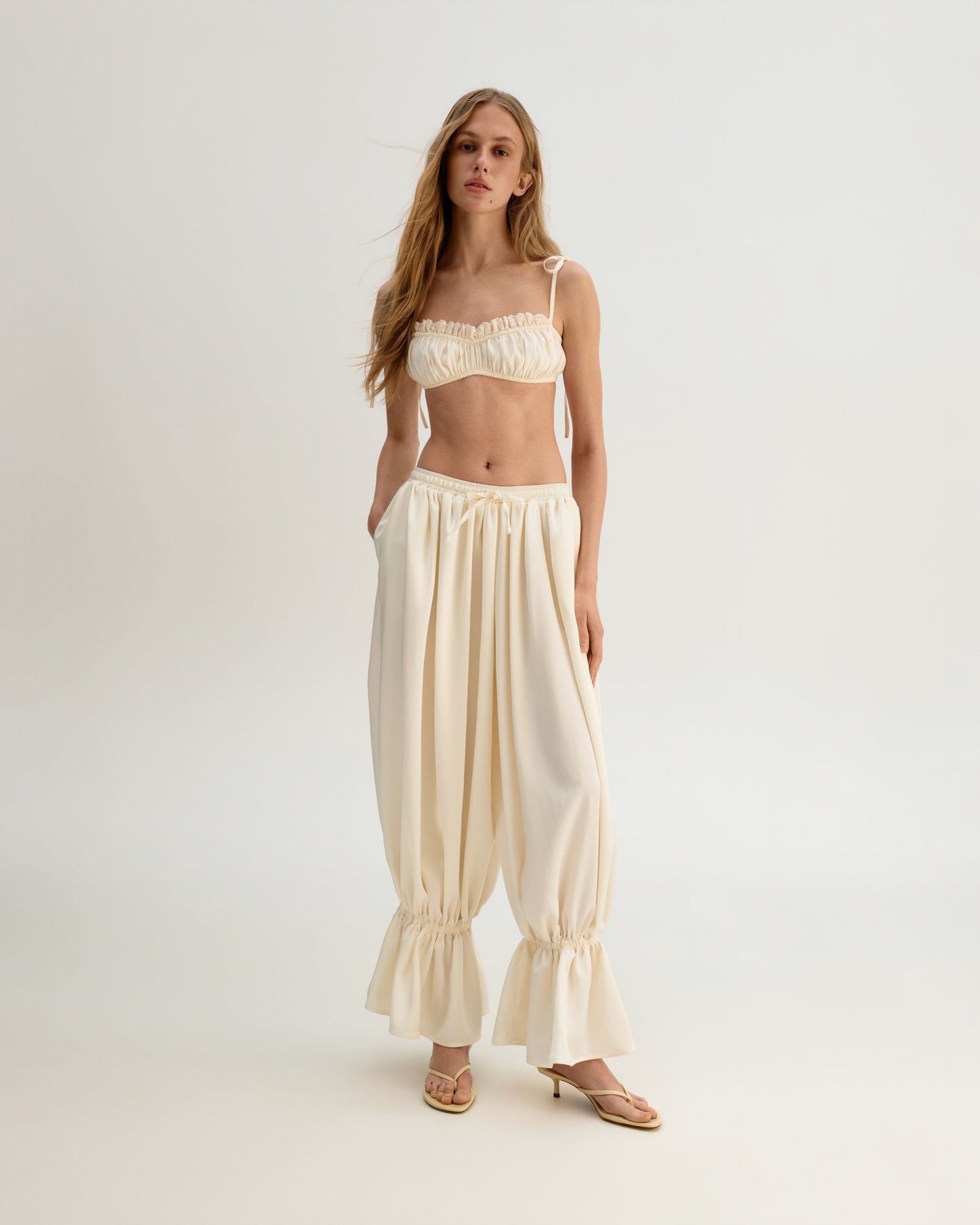 Ivory Balloon Pants