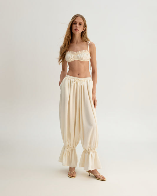 Ivory Balloon Pants