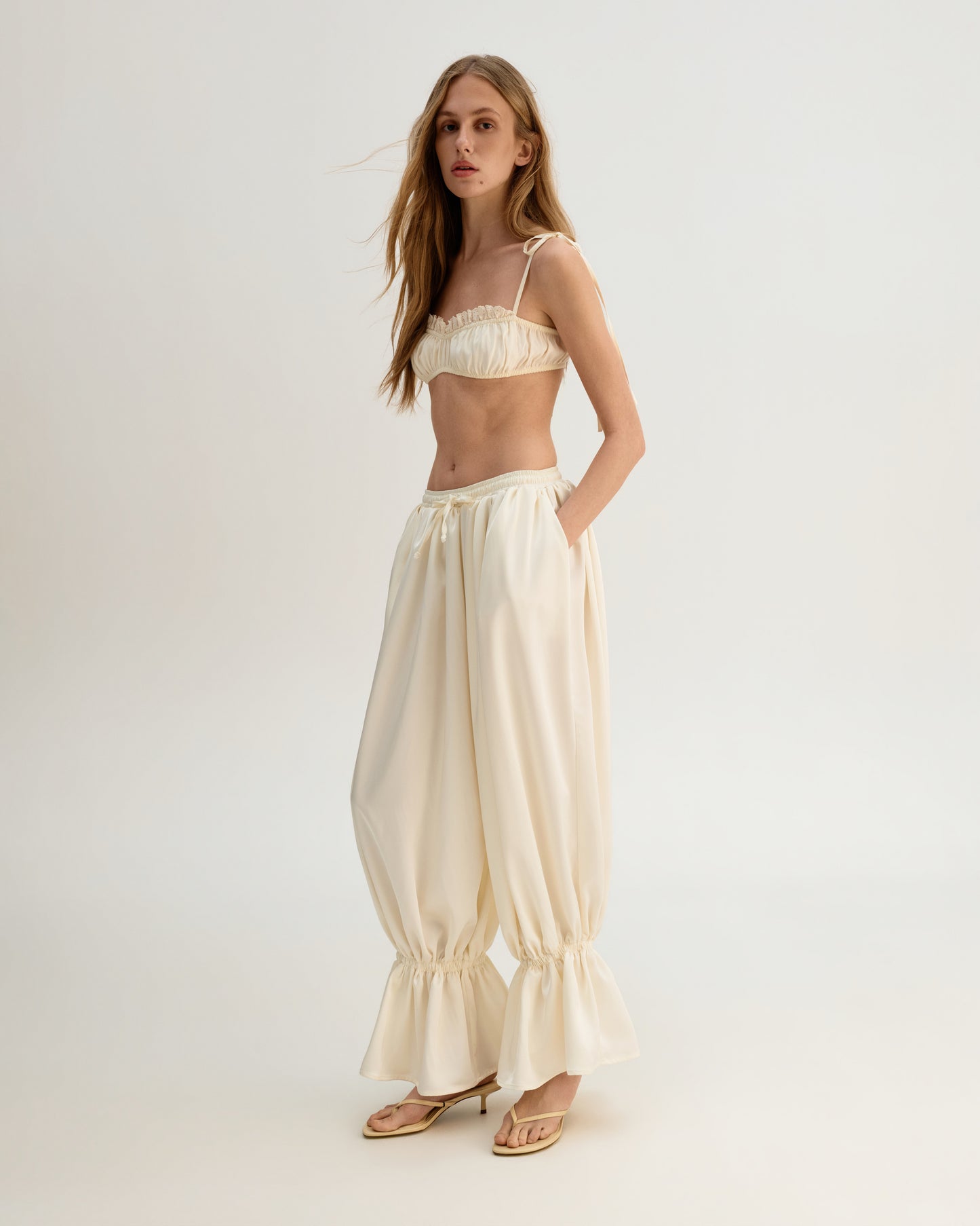 Ivory Balloon Pants