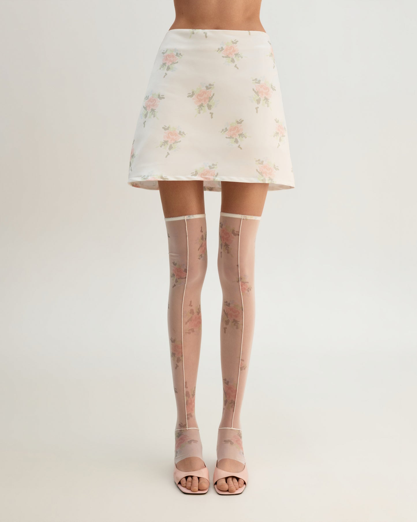 Rose Veil Mini Skirt