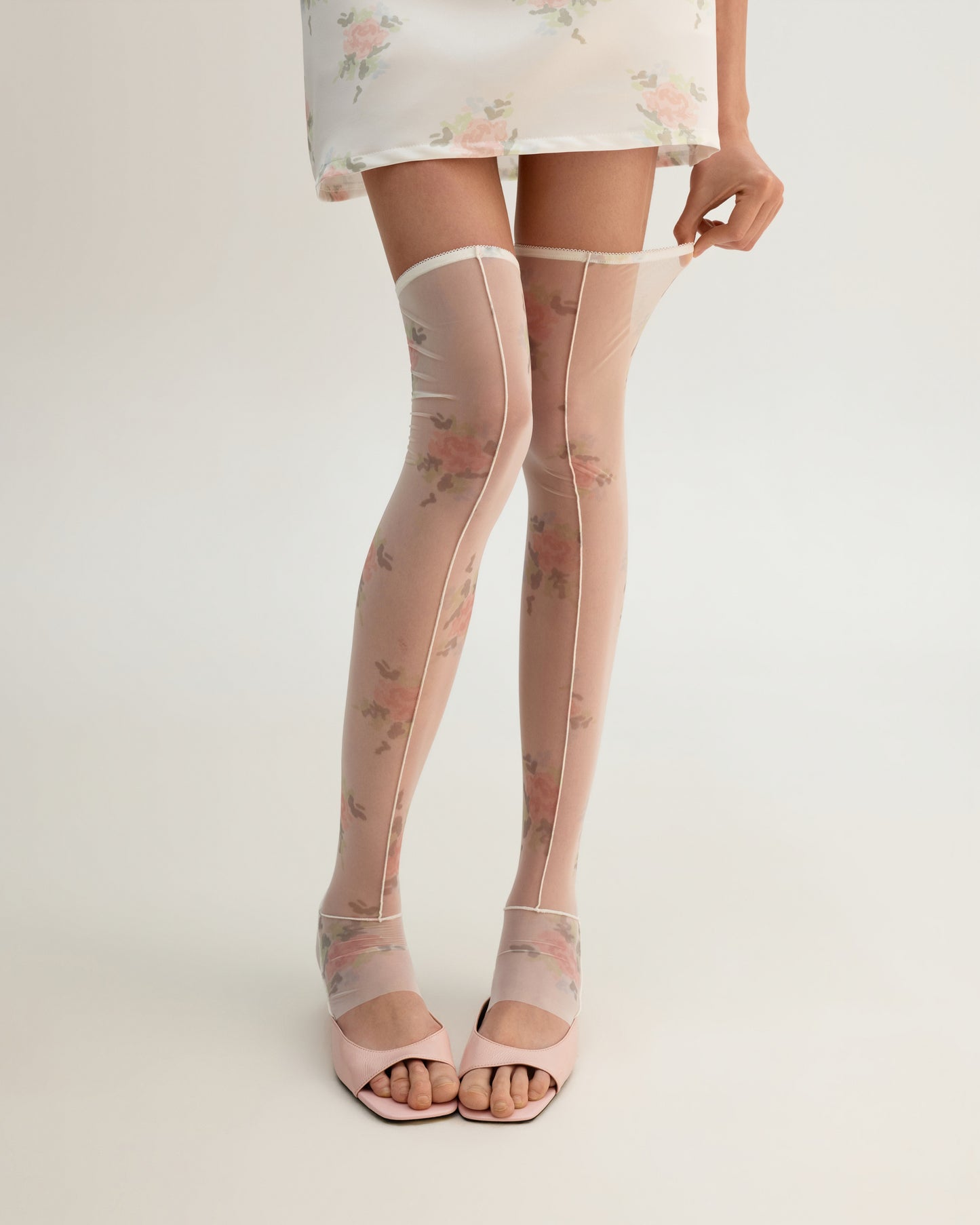 Rose Veil Sheer Stockings