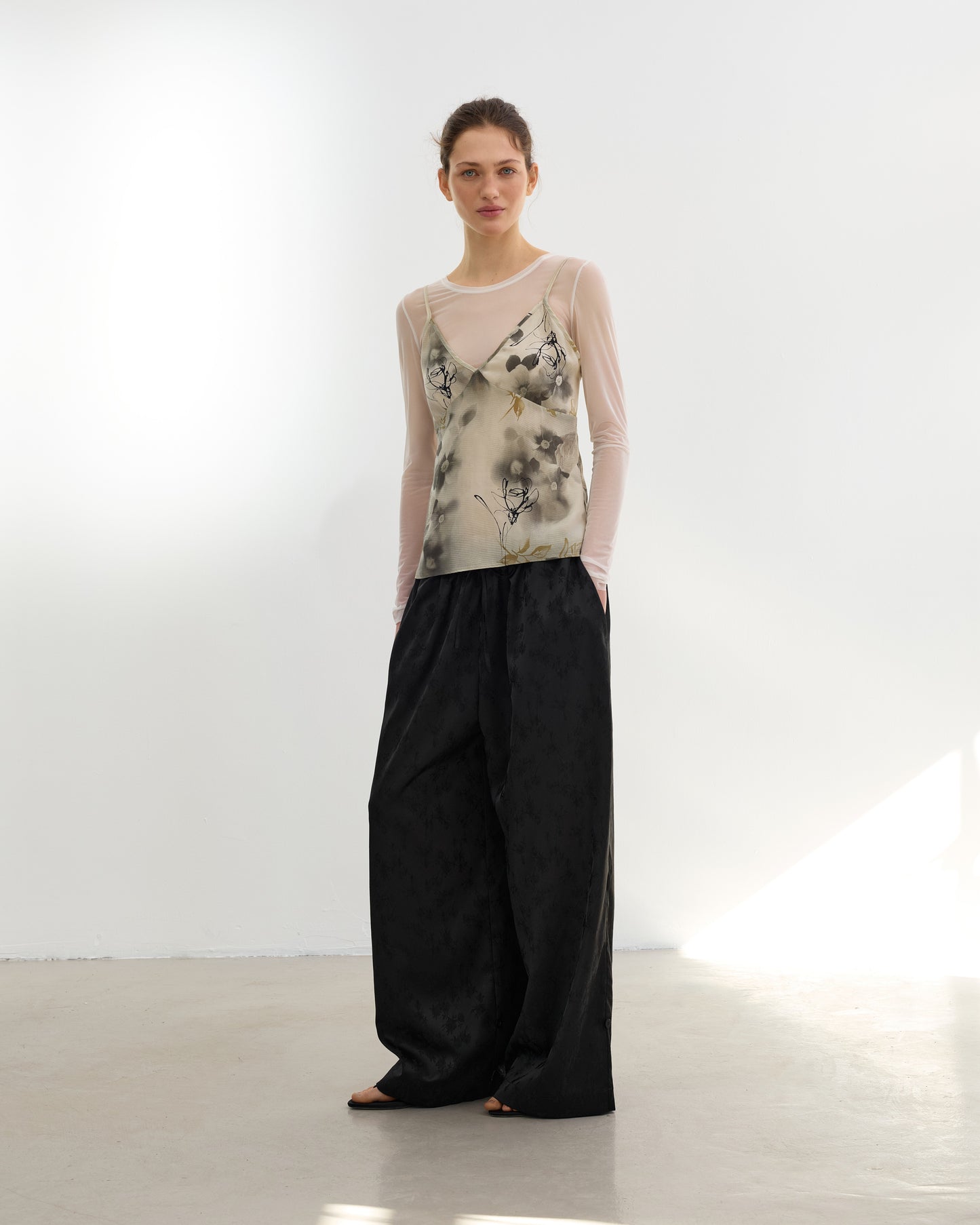 Floral Slip Top