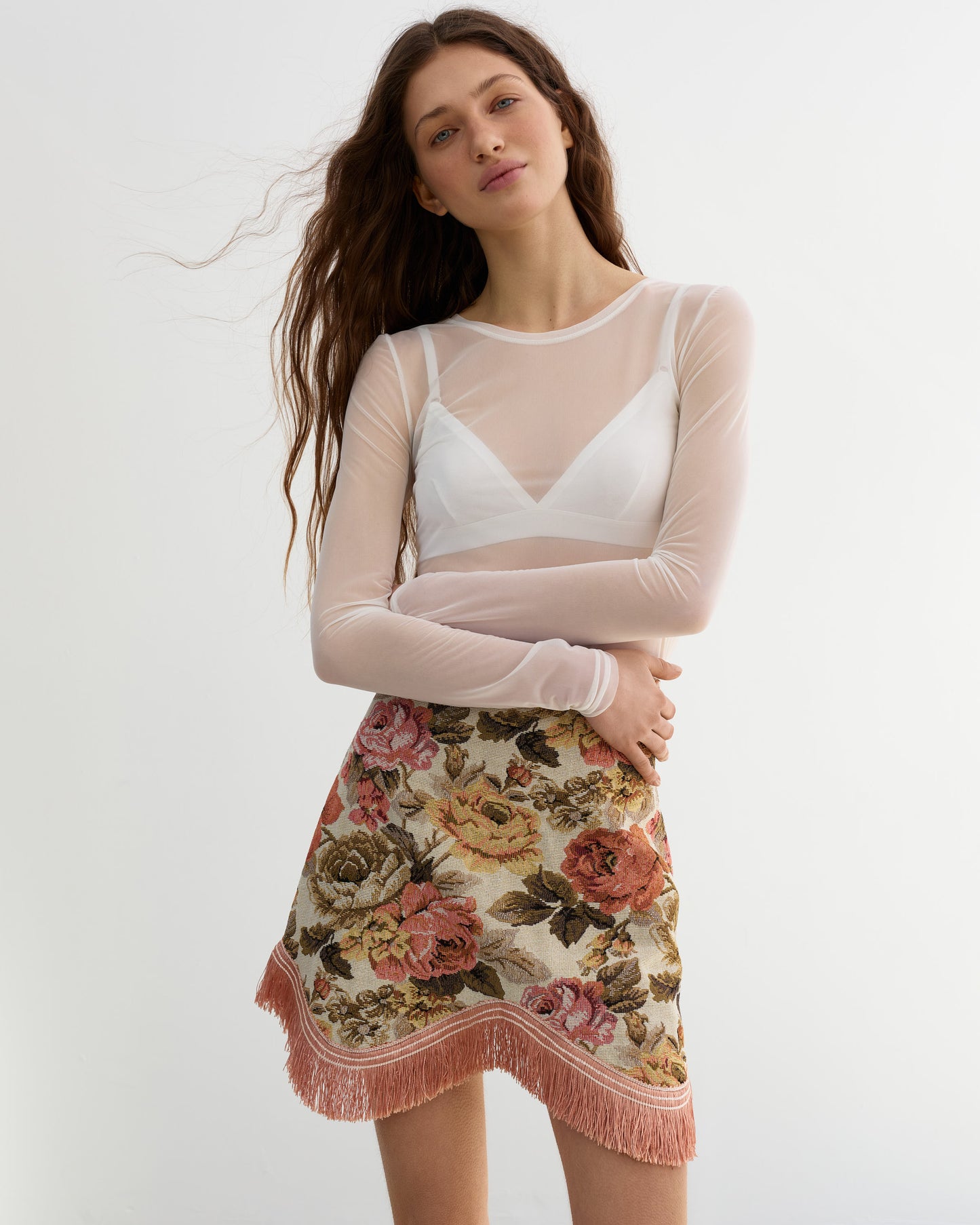 Sheer Mesh Top