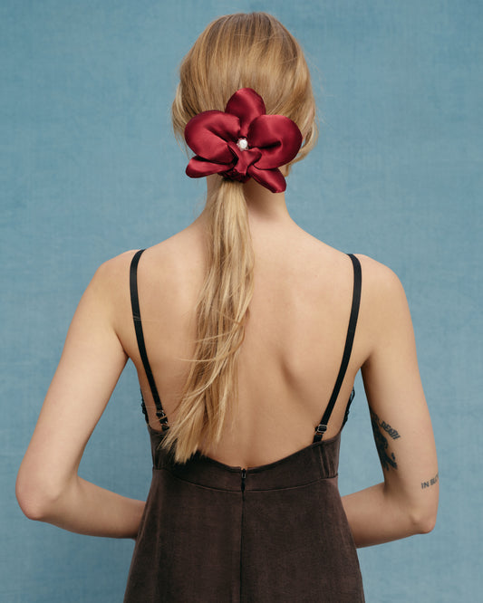 Hair elastic ruby orchid