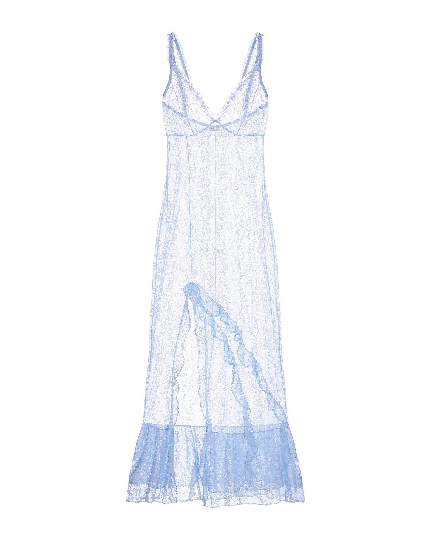 Мереживна сукня в блакитному кольорі