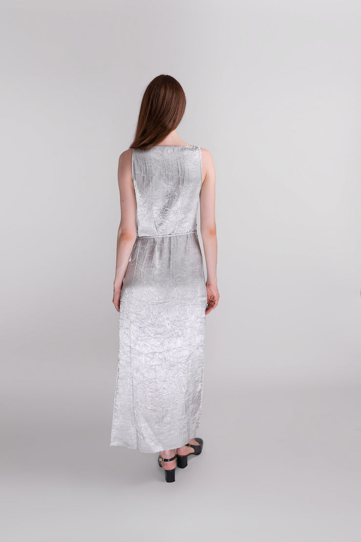 Сукня срібна
