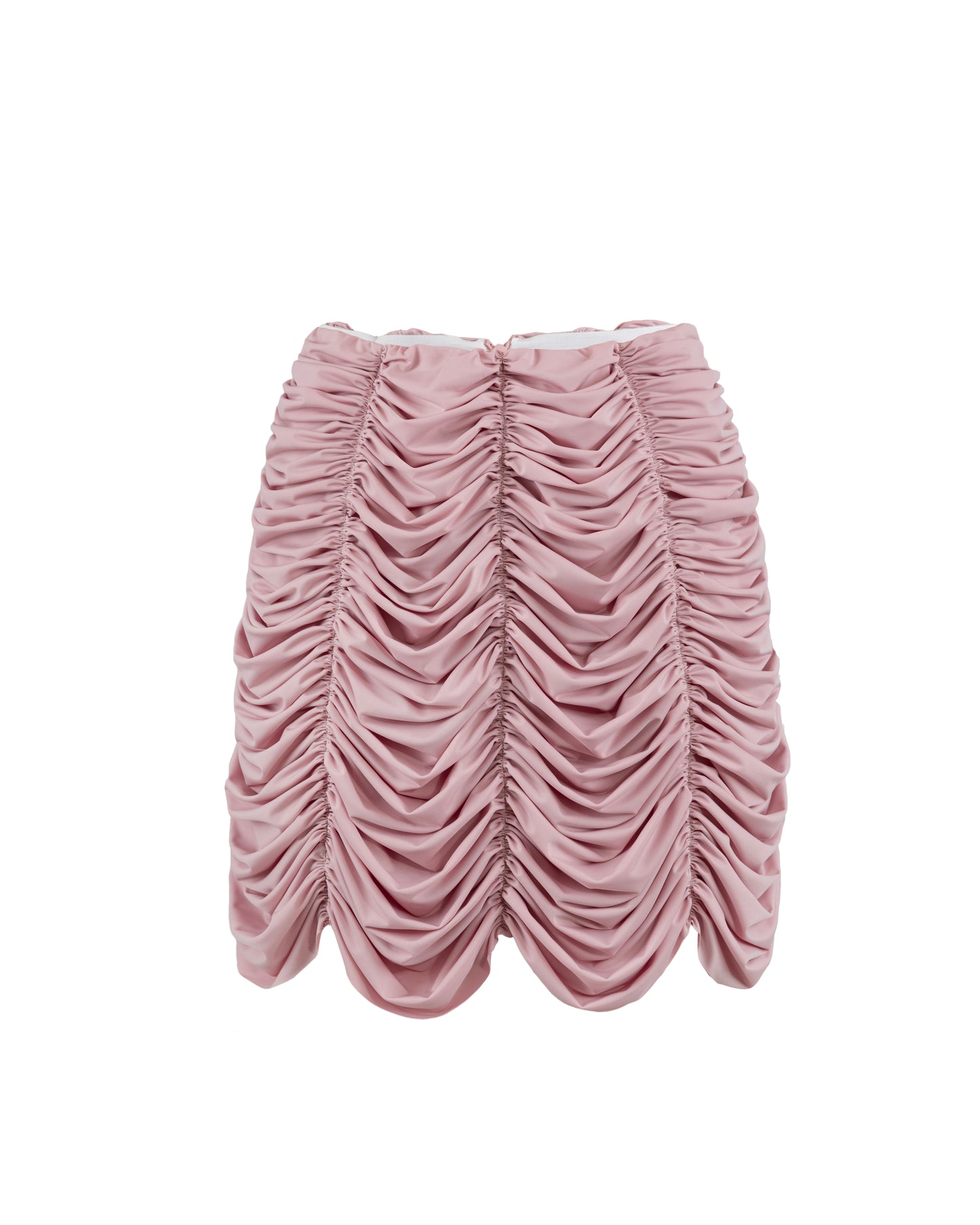 Draped skirt in pink