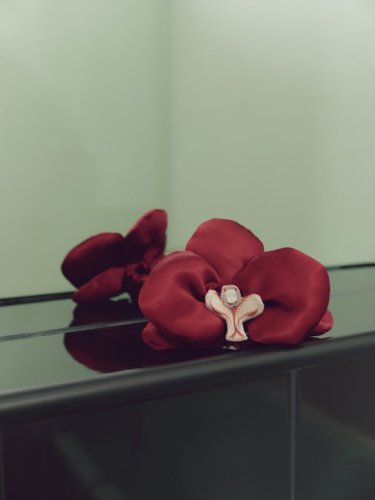 Hair elastic ruby orchid